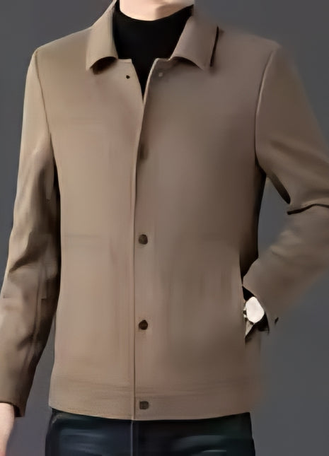 2025 Winter Wool Jacket Male New High Fashion Business Casual Thickening Coat Classic Business Style Windproof Warm TrenchCoat