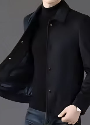 2025 Winter Wool Jacket Male New High Fashion Business Casual Thickening Coat Classic Business Style Windproof Warm TrenchCoat