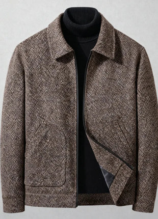 2025 Autumn and Winter New Men's Woolen Jacket Simple, Casual, Comfortable,High-quality,Versatile,Fashionable Top Jacket for Men