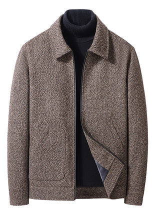 2025 Autumn and Winter New Men's Woolen Jacket Simple, Casual, Comfortable,High-quality,Versatile,Fashionable Top Jacket for Men