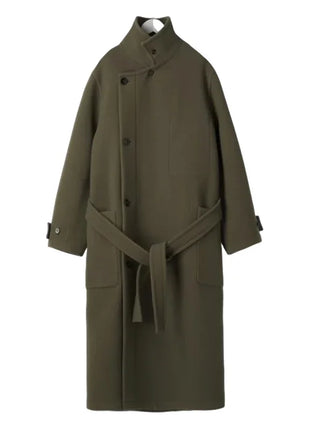 Autumn Winter Oversized Long Warm Brown Wool Blends Coat Men Luxury Designer Unisex Clothes Woolen Overcoat 2024