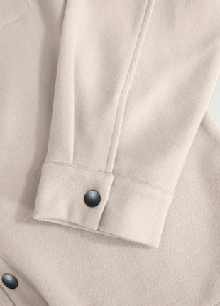 2025 Autumn/Winter European Style Button-Up Woolen Jacket for Men - Casual, Sporty, Business Wear - European Size