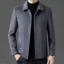 2025 Winter Wool Jacket Male New High Fashion Business Casual Thickening Coat Classic Business Style Windproof Warm TrenchCoat