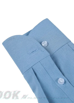 Men's Italian Collar Shirt, Wrinkle-free, Casual, Fashionable, Slim-fit with A Lapel Design, Branded Clothing, Youth, New